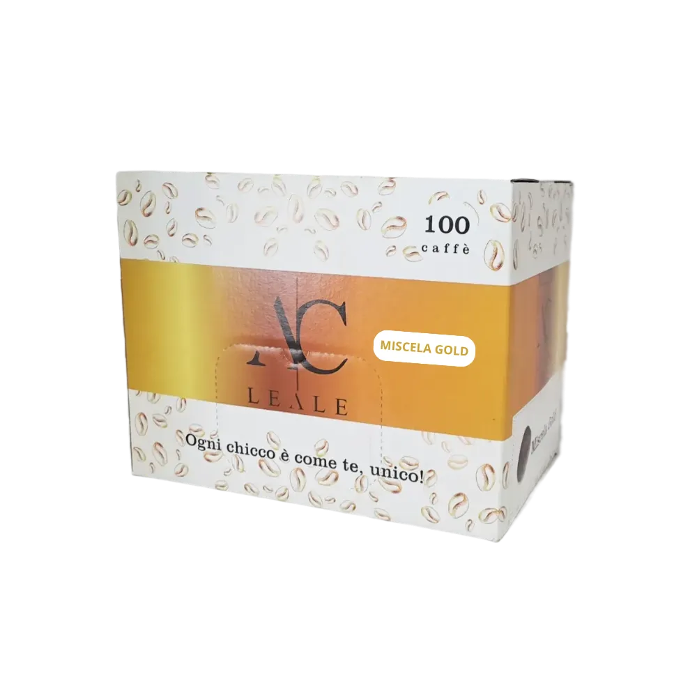 caffe ac leale BOX da 100 cialde - miscela gold