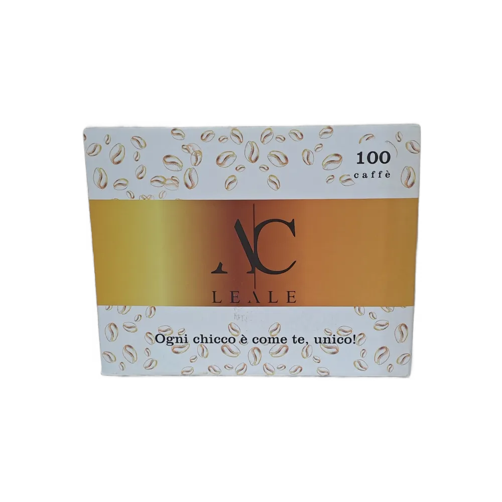 caffe ac leale BOX da 100 cialde - front